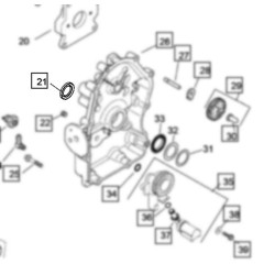 Oil Retention Kohler CH 640 CV,SV,ECH,ECV,KT,LH,ZT...