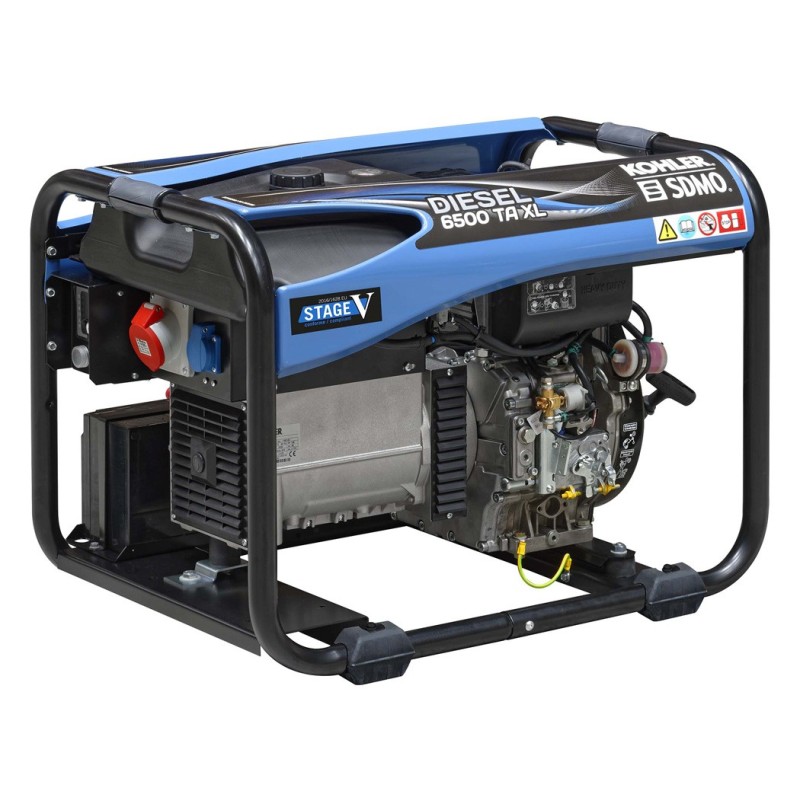 Groupe électrogène diesel 6500 TA XL C5 Kohler SDMO