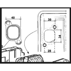 Silencieux echappement Lombardini 15 LD 440