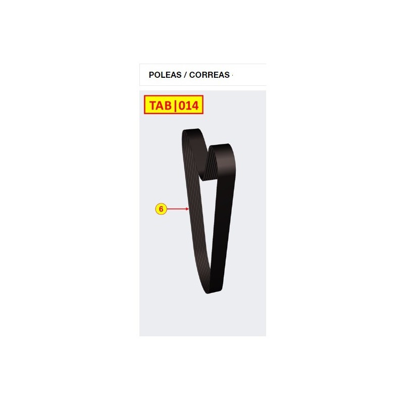 Courroie trapézoïdale Lombardini LDW 502