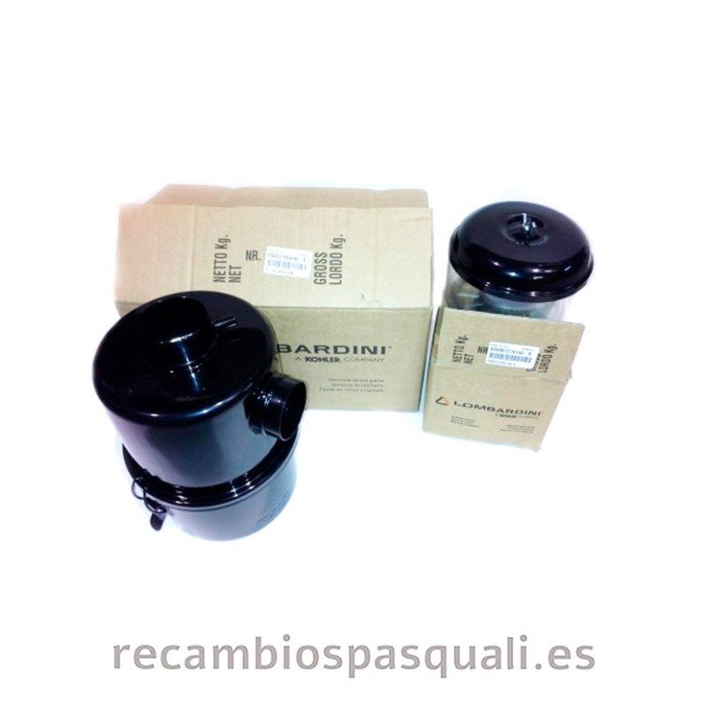 Pasquali Cyclone Pre Filter + Lombardini Air Filter Kit