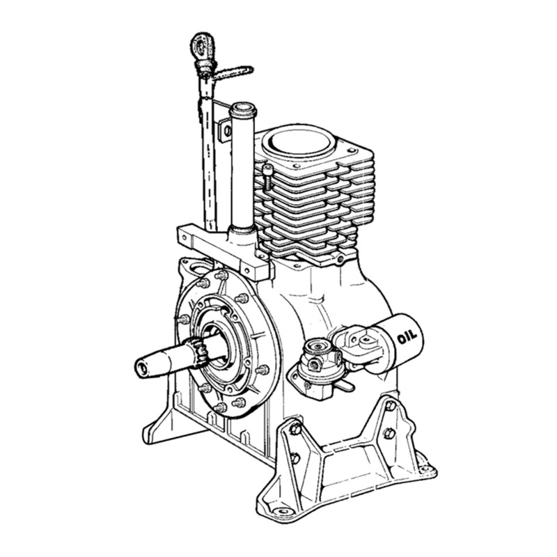 Motor Aligerado Lombardini 4LD 820