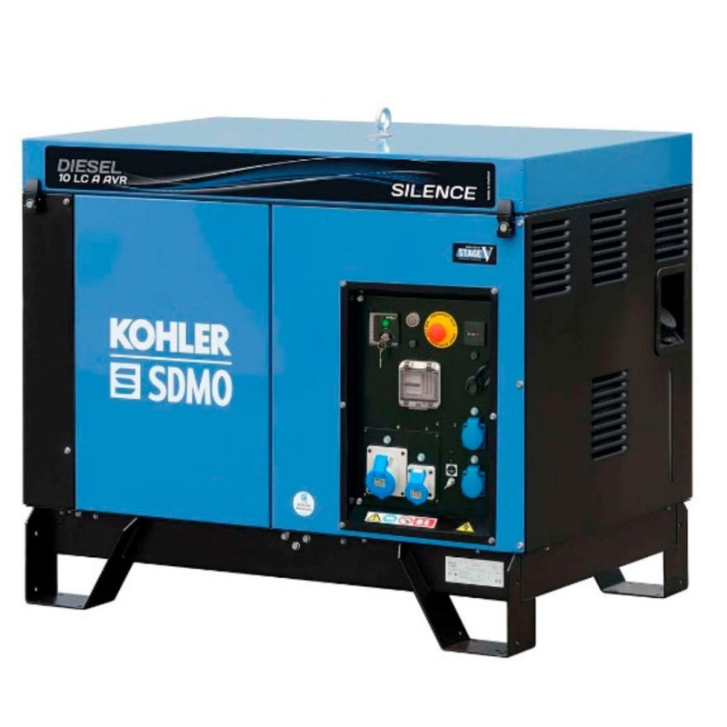 Grupo SDMO electrógeno diesel 10 LC A Silence AVR C5 Kohler