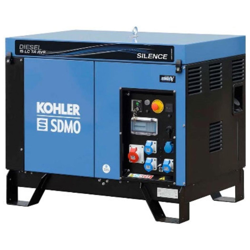 Grupo electrógeno SDMO Diesel 15 LC TA Silence C5 Kohler