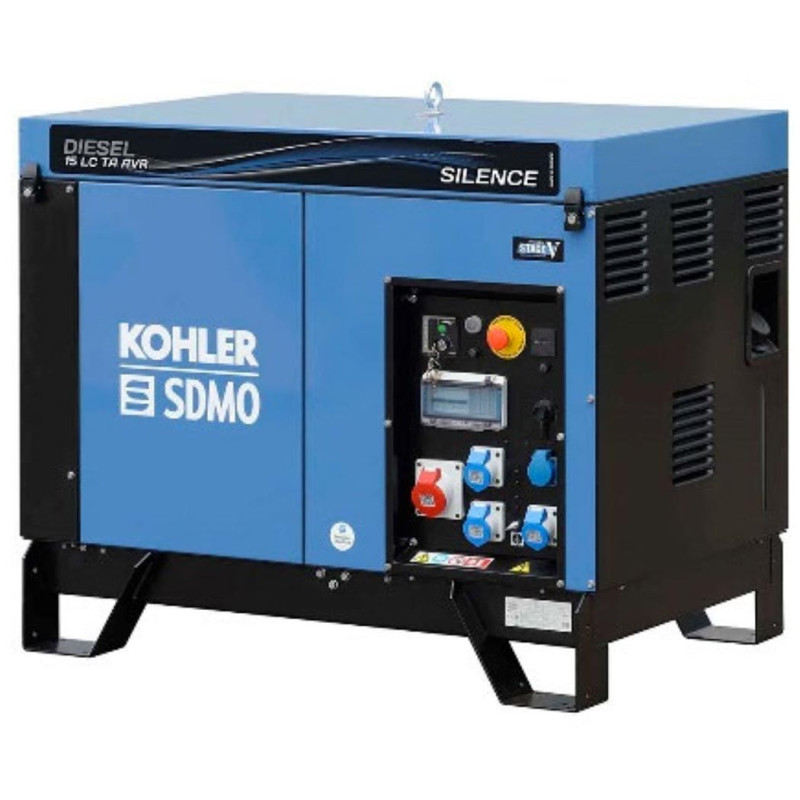 Grupo electrógeno SDMO Diesel 15 LC TA Silence C5 Kohler
