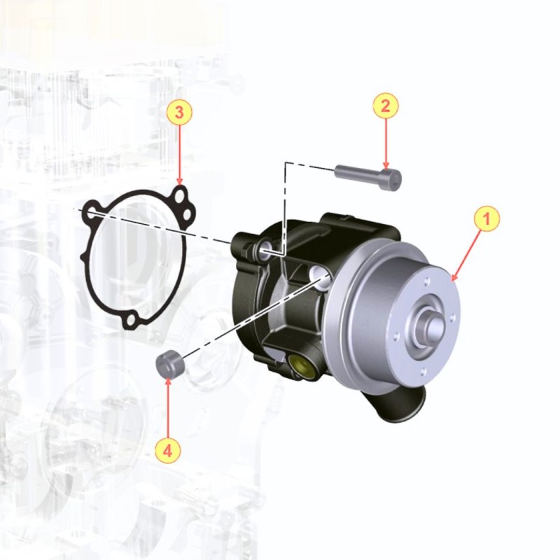 KDI Eau &amp joint Kohler Pompe