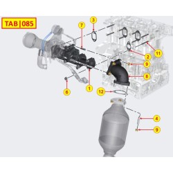 Flange exhaust