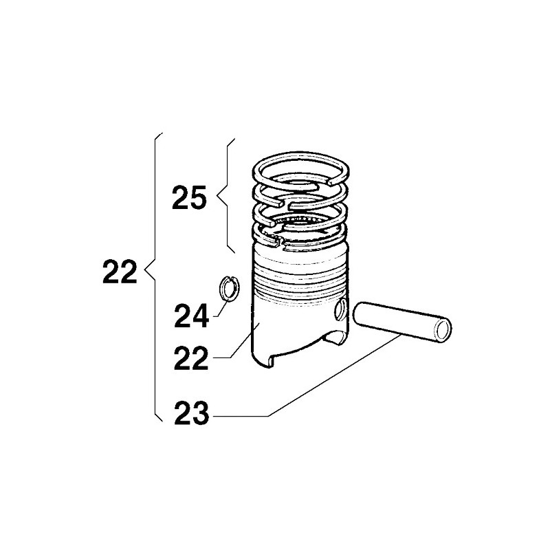 Piston +0.50 RD211 - 12LD477/2