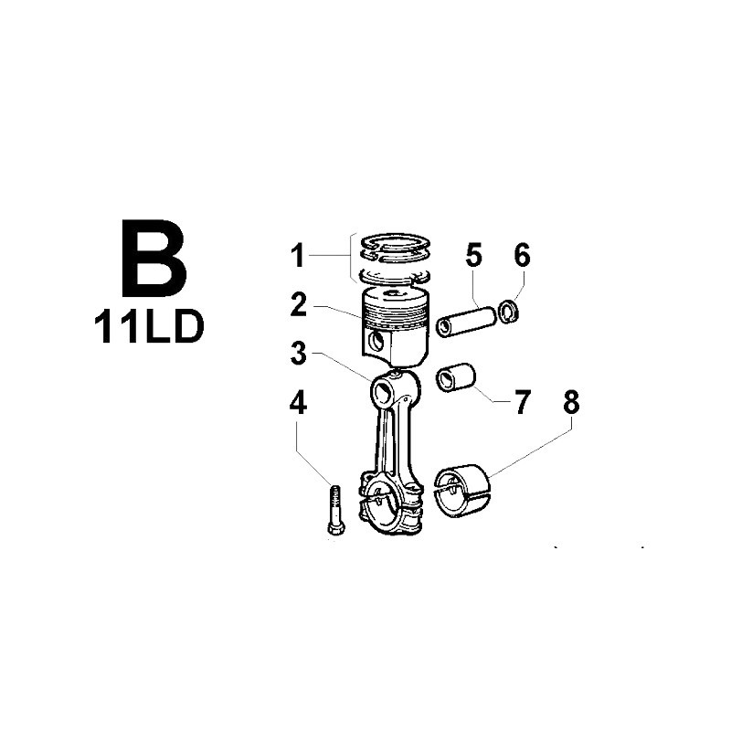 Piston + 0.50 11LD535-3