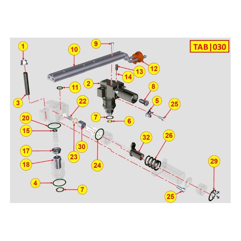 rampe d’injection LDW903-1003