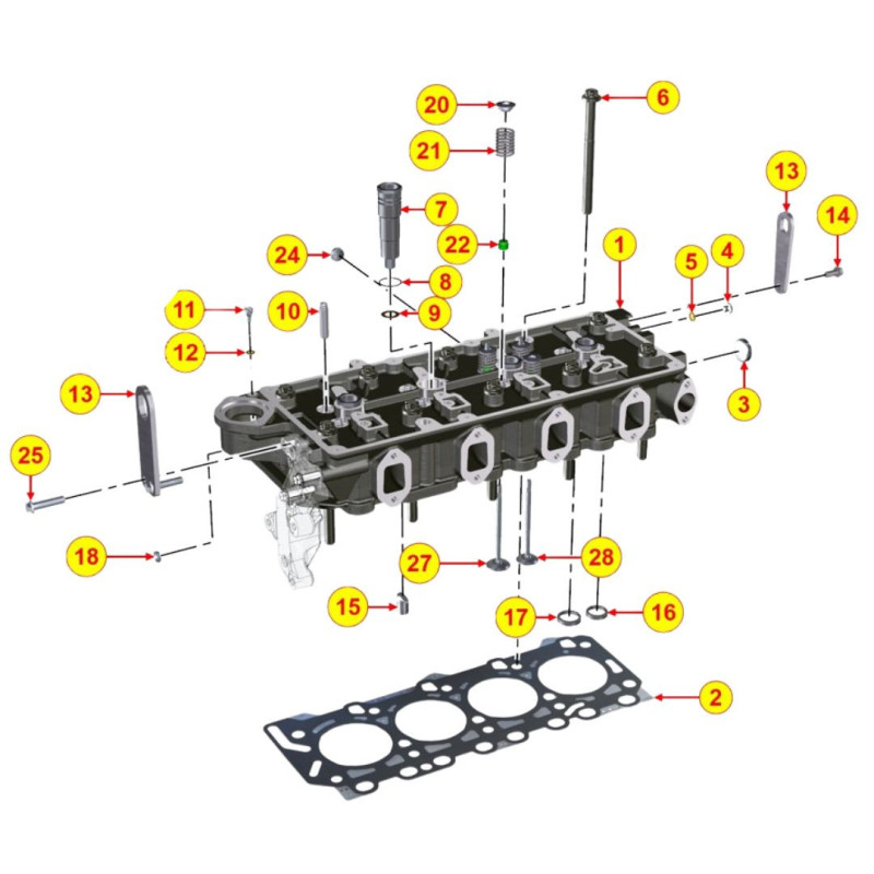 Joint torique moteur Kohler KDI