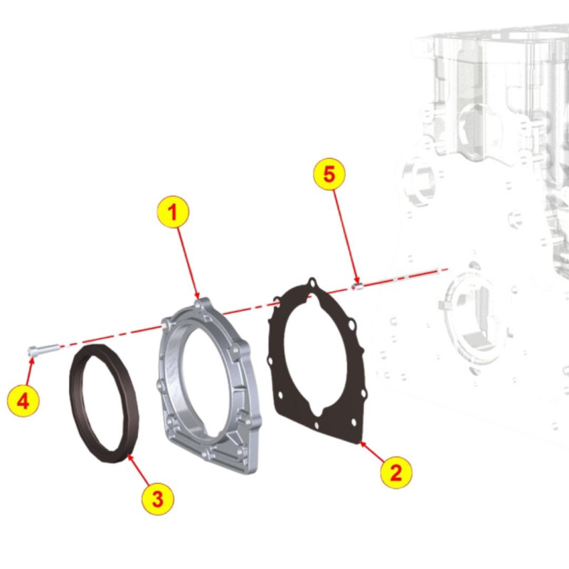 KDI flywheel crankshaft seal engine Kohler