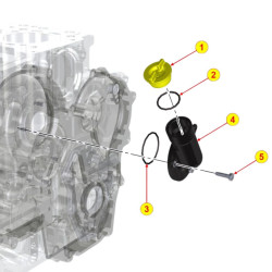 tubo de llenado de aceite Kohler KDI