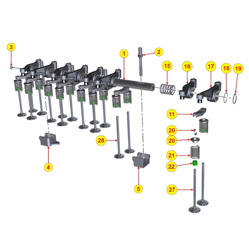 KDI Kohler Rocker Set