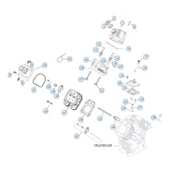 Kit de bouchon de soupape de pompe à carburant moteur CH640-730-740-749 ECH630-730-740-749