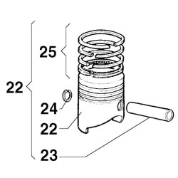 Piston +0.50  RD211 - 12LD477/2