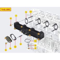 Tuerca Colector Escape KDI2504M