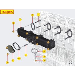 Tuerca Colector Escape KDI2504M