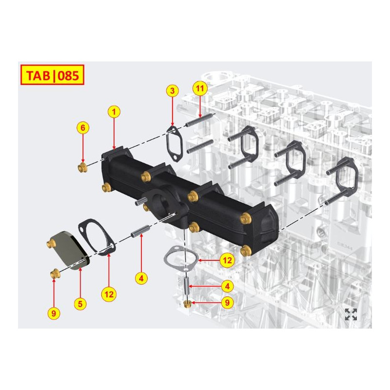 Joint Collecteur echappement KDI 2504