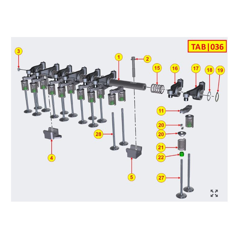 Kit balancines KDI2504 TCR/M