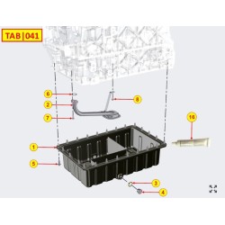 KDI2504M/TCR oil pan