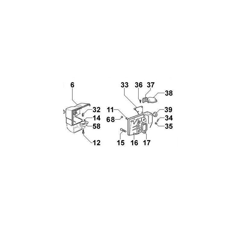 Gasket KD15-350 Air Filter