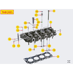 Cylinder Head Screws KDI 1903/2504 TCR