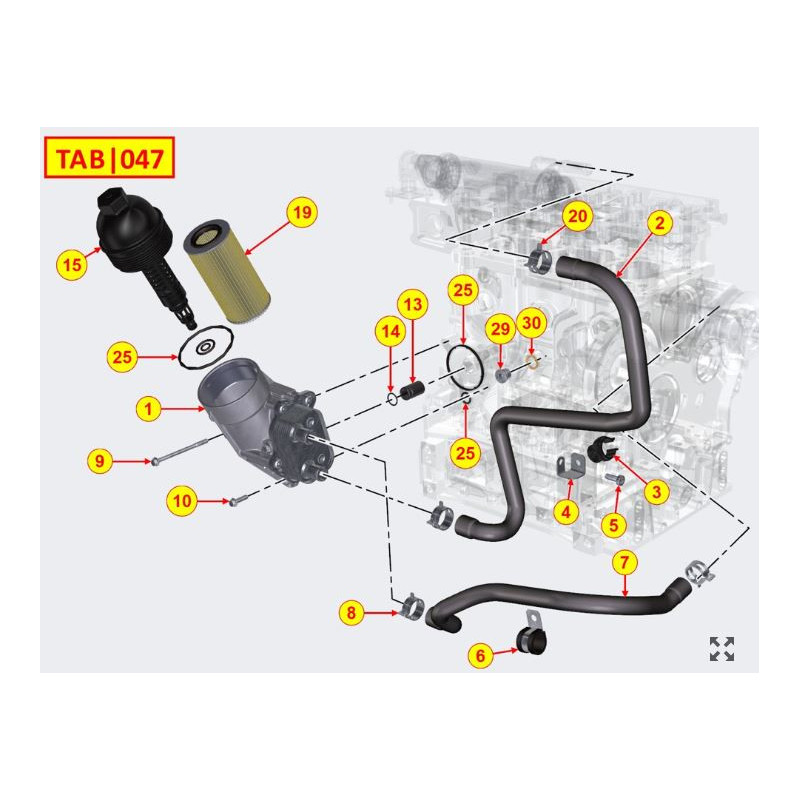 Oil Filter Cap KDI1903-2504