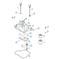 Vis de serrage du couvercle SV470-530