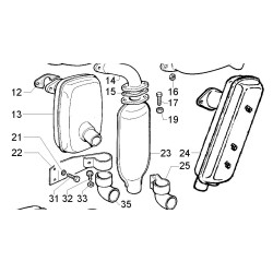 Terminal exhaust 3LD510-9LD625/2