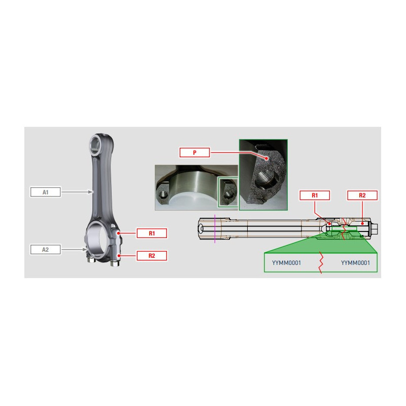LDW 502 Lombardini Crank