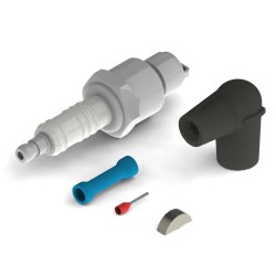 Minsel M100 cap and spark plug