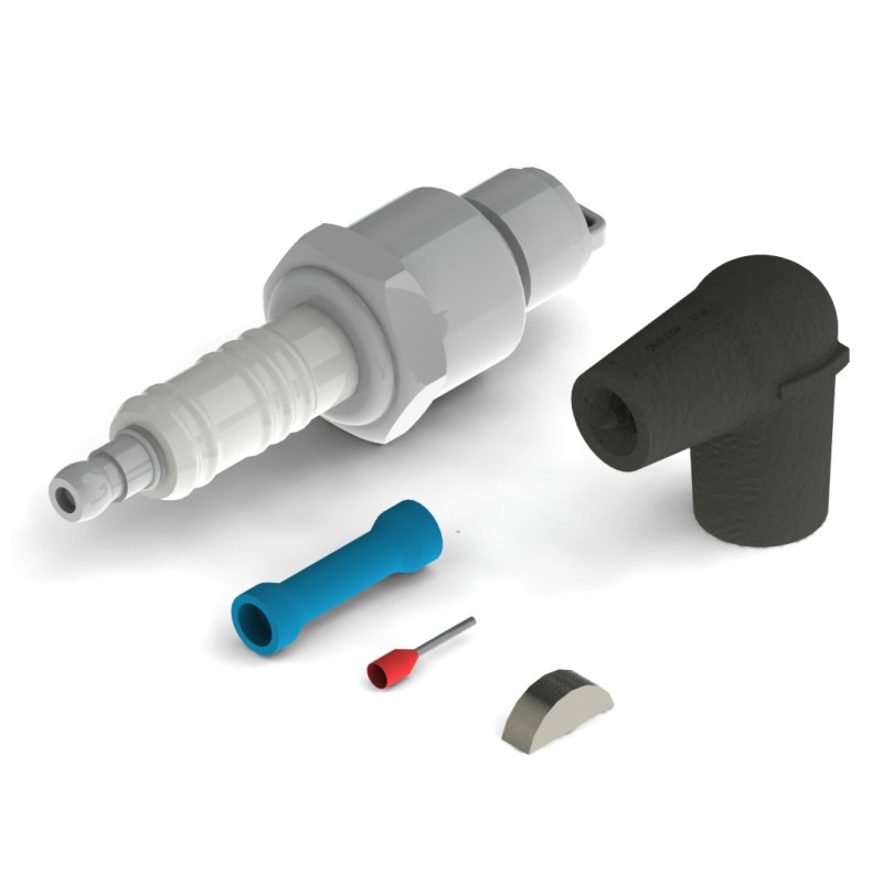 Minsel M165 cap and spark plug
