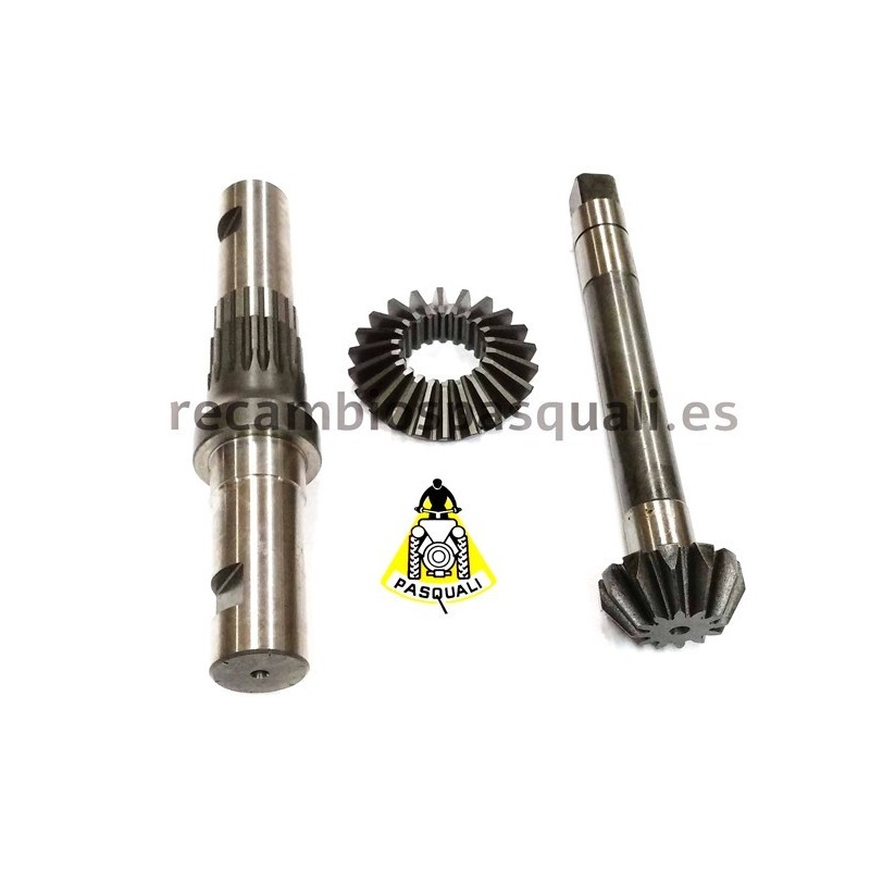 Kit Crown - Pinion and Central shaft 913/917 Pasquali