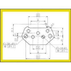 Junta Soporte Filtro Lombardini 3LD y 4LD