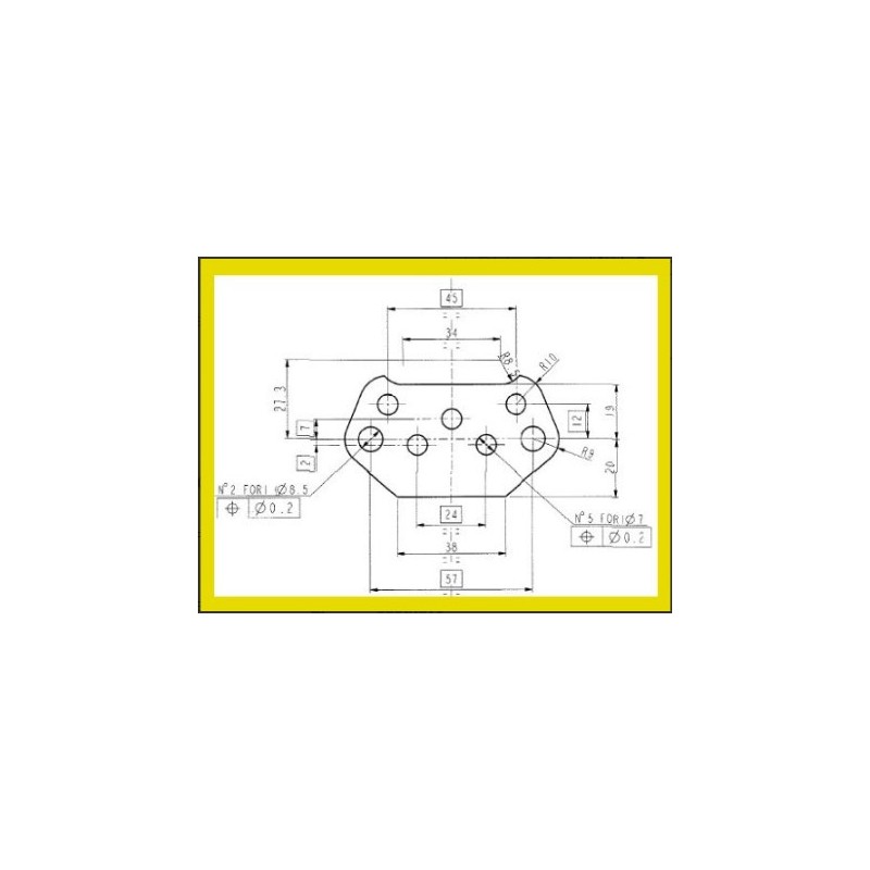 Junta Soporte Filtro Lombardini 3LD y 4LD